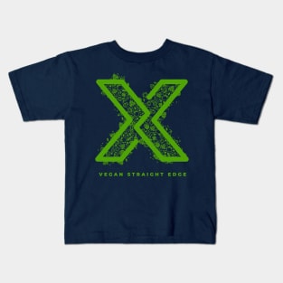Vegan Straight Edge Kids T-Shirt